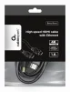 Кабель Cablexpert HDMI - HDMI V 2.0  (M/M),  4K, 1.8 м, чорний (CC-HDMI4L-6) пакет - 4